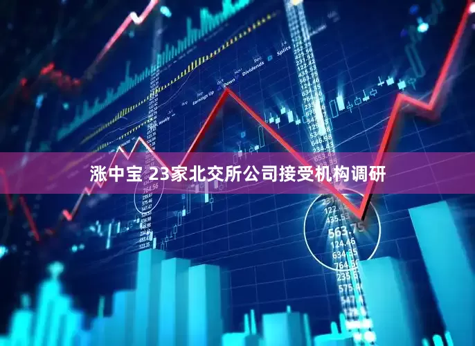 涨中宝 23家北交所公司接受机构调研